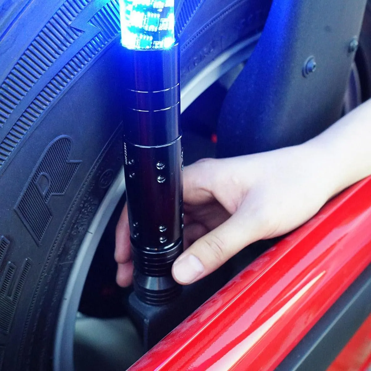 3FT/4FT RGB LED Whip Light Rotating Color Changing Flag Pole with Bluetooth Controlled