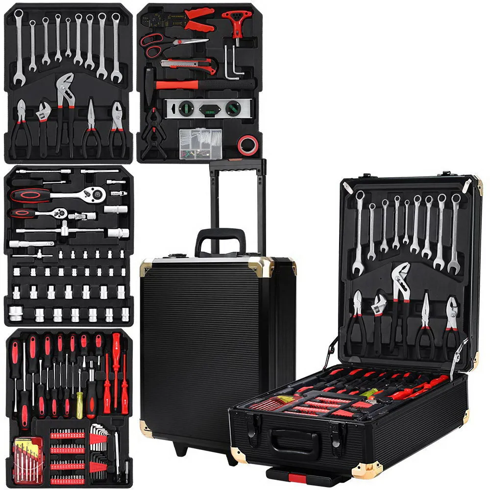 816-Piece Chrome Vanadium Tool Kit Trolley Case - Giantz