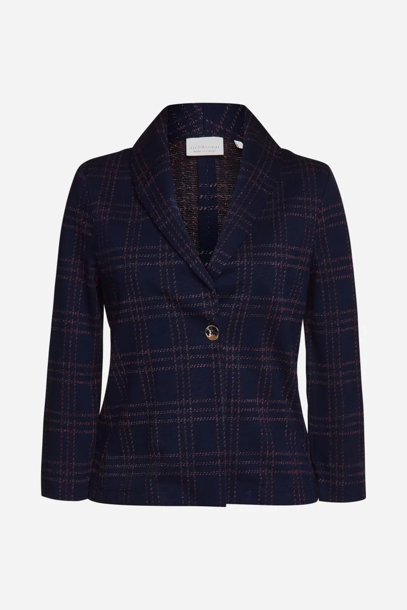 Blazer mit Karomuster