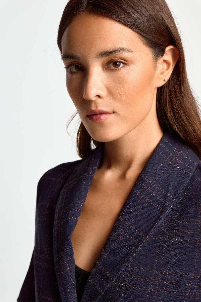 Blazer mit Karomuster