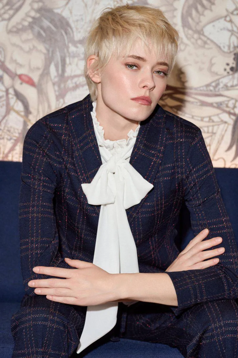 Blazer mit Karomuster