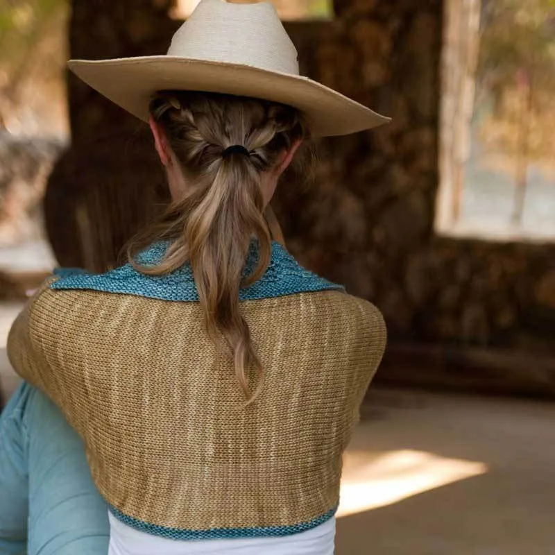 Blue Sage Shrug Pattern - PDF Download