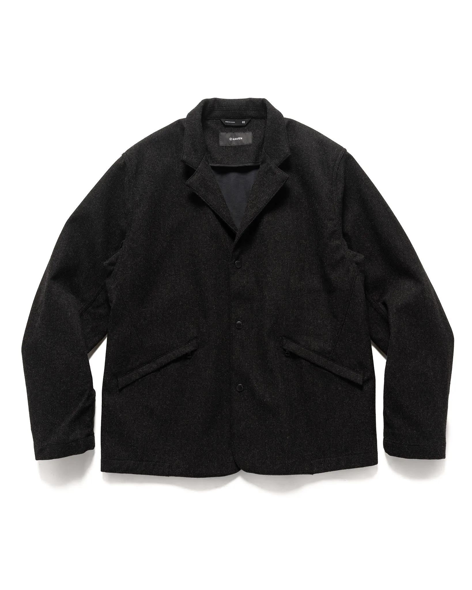 Bureau Jacket - Loro Piana Storm System® 3L Wool Charcoal