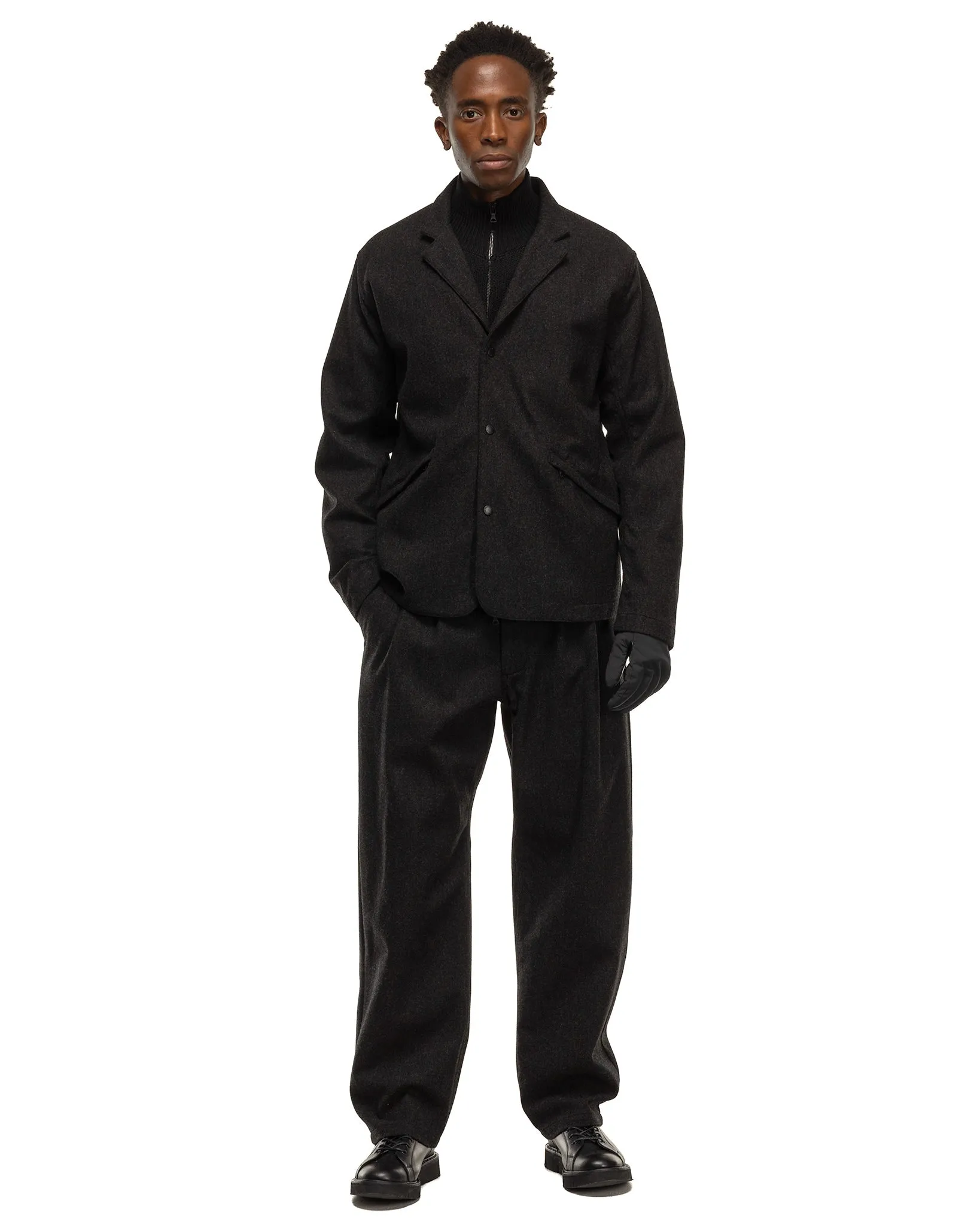 Bureau Jacket - Loro Piana Storm System® 3L Wool Charcoal