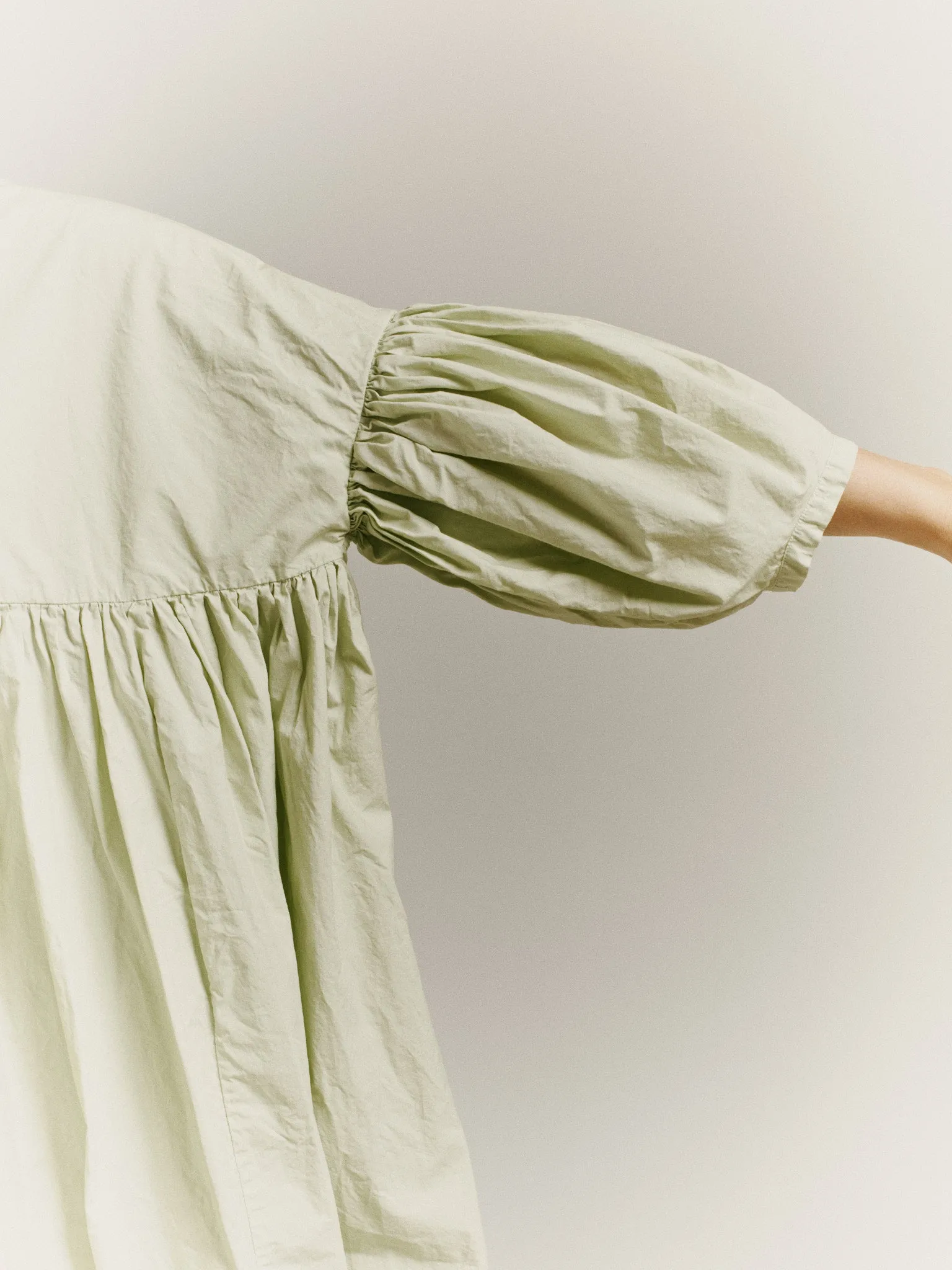CAMELIA DRESS - L COT - JADE