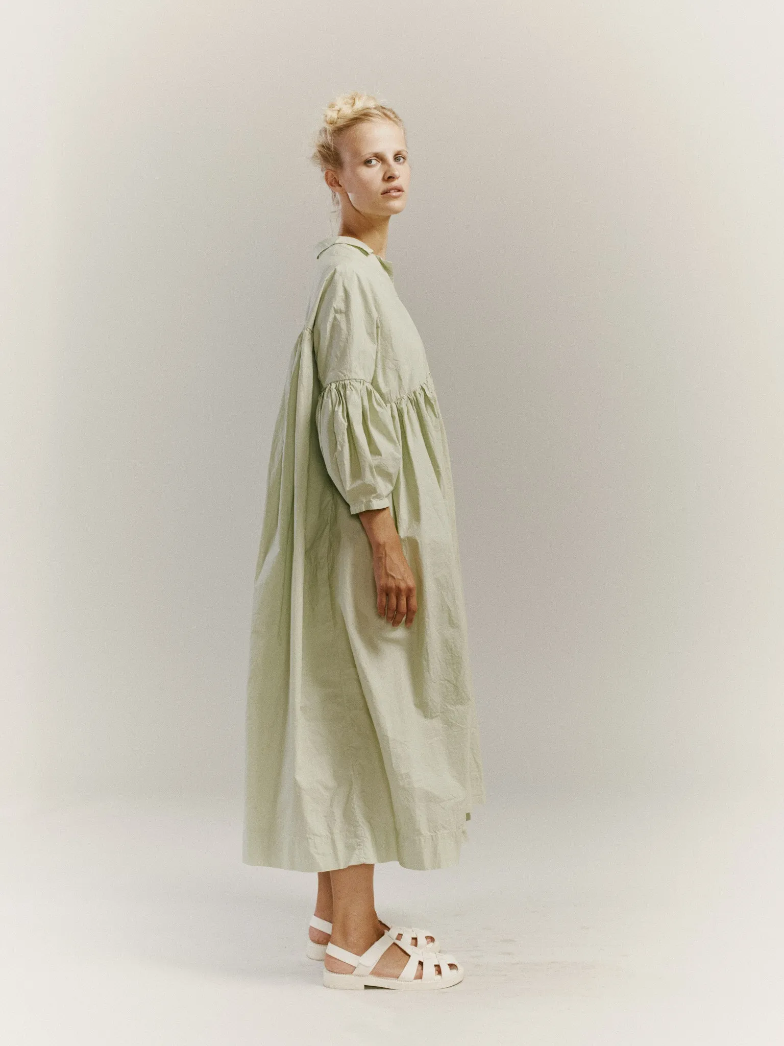 CAMELIA DRESS - L COT - JADE