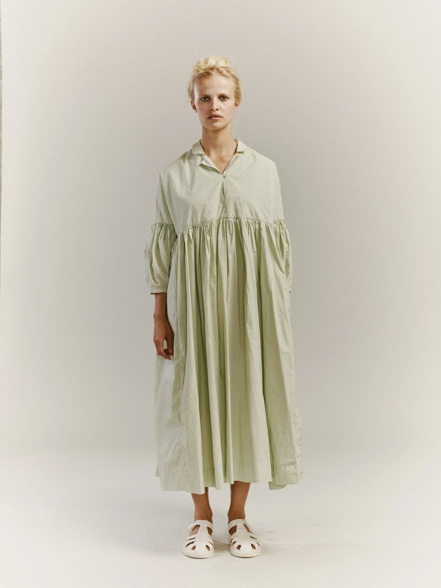 CAMELIA DRESS - L COT - JADE