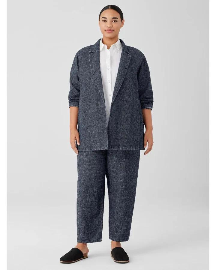 Eileen Fisher Tweedy Hemp Cotton Blazer