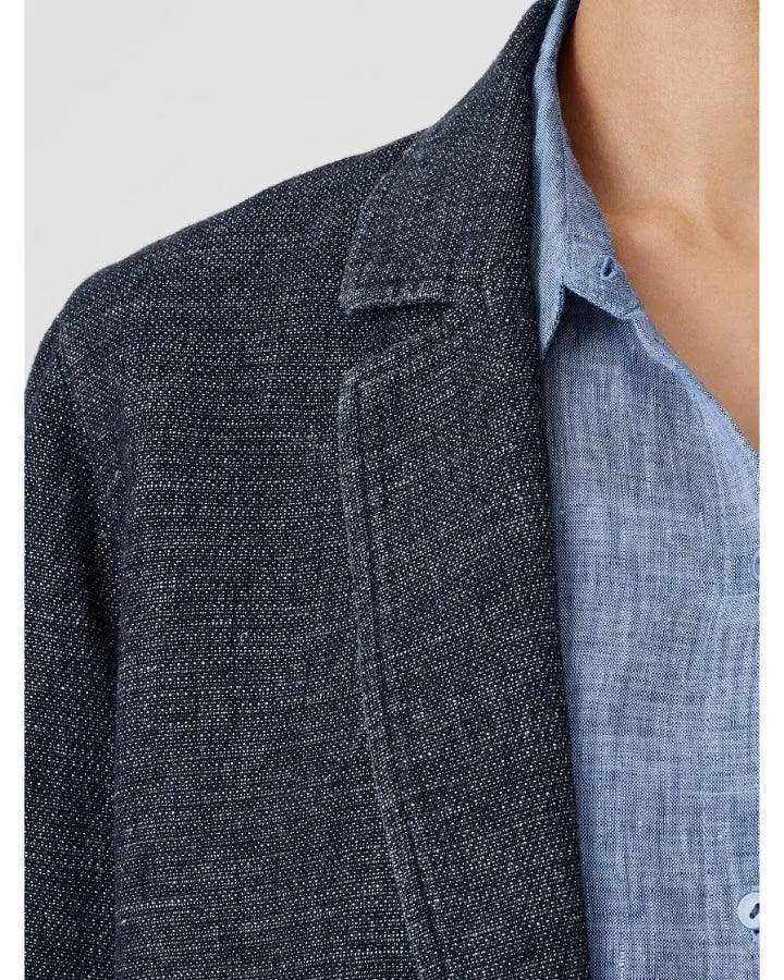 Eileen Fisher Tweedy Hemp Cotton Blazer