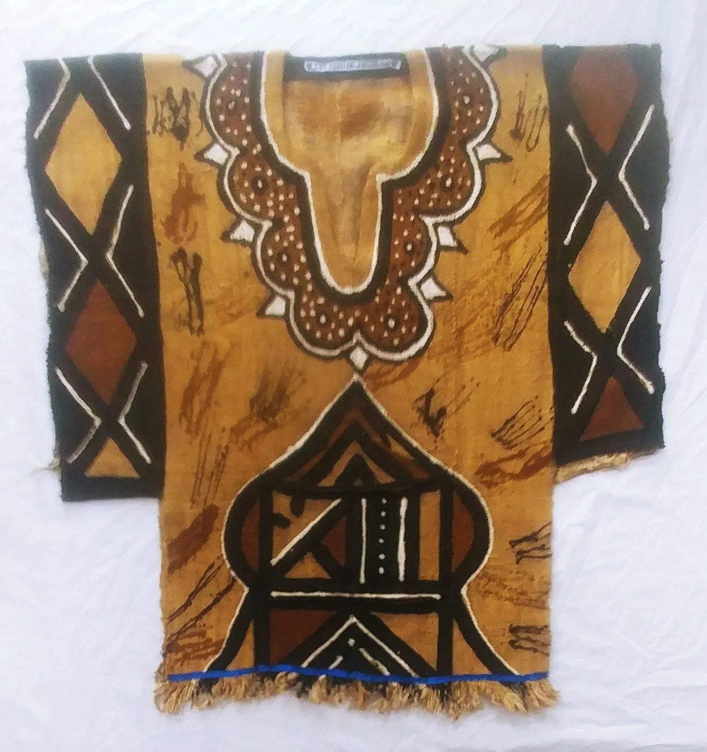 Hebrew Israelite "Lion of Judah" Mudcloth Dashiki Poncho
