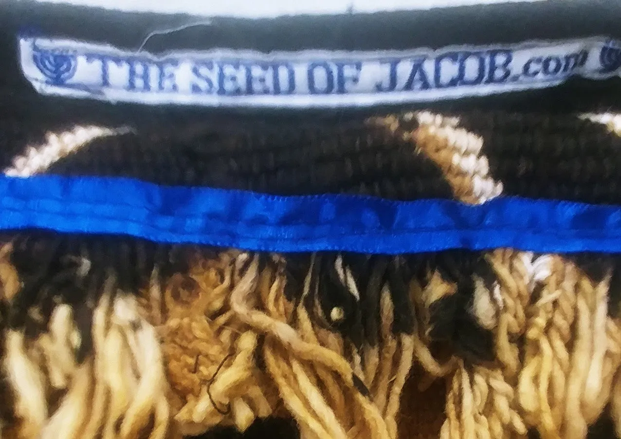 Hebrew Israelite "Lion of Judah" Mudcloth Dashiki Poncho