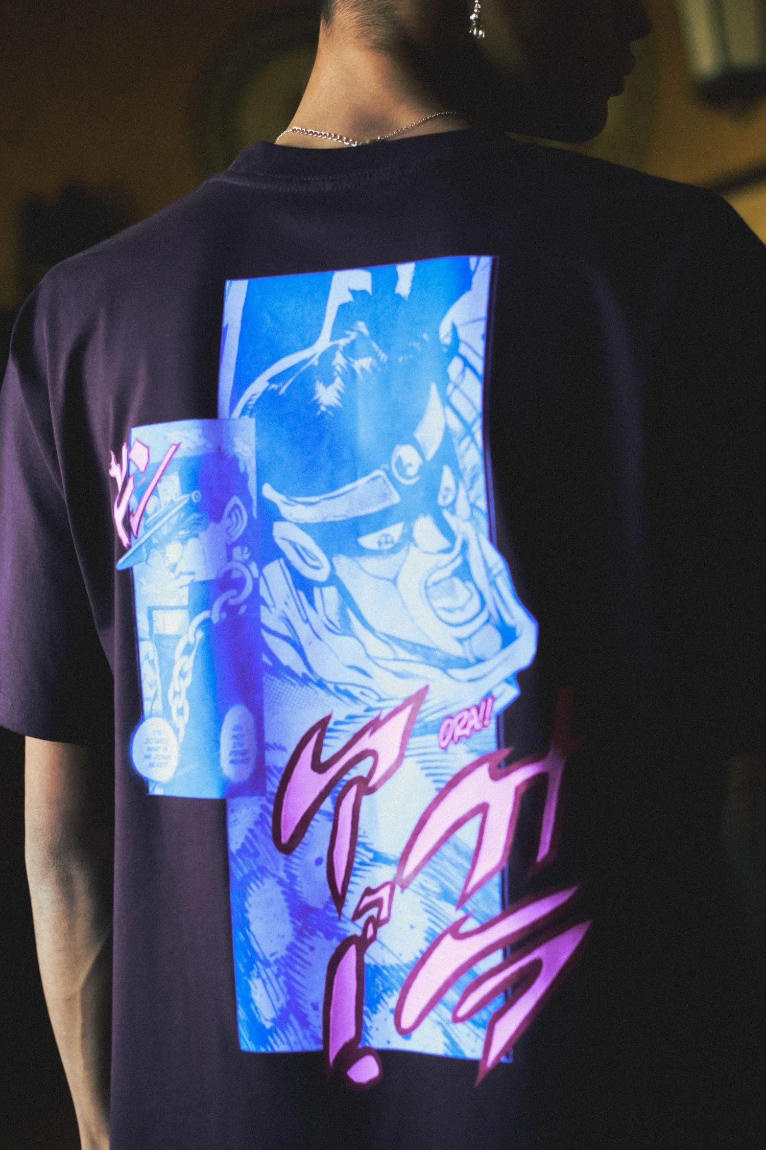 JoJo's Bizarre Adventure Stardust Crusaders Tee - Plum