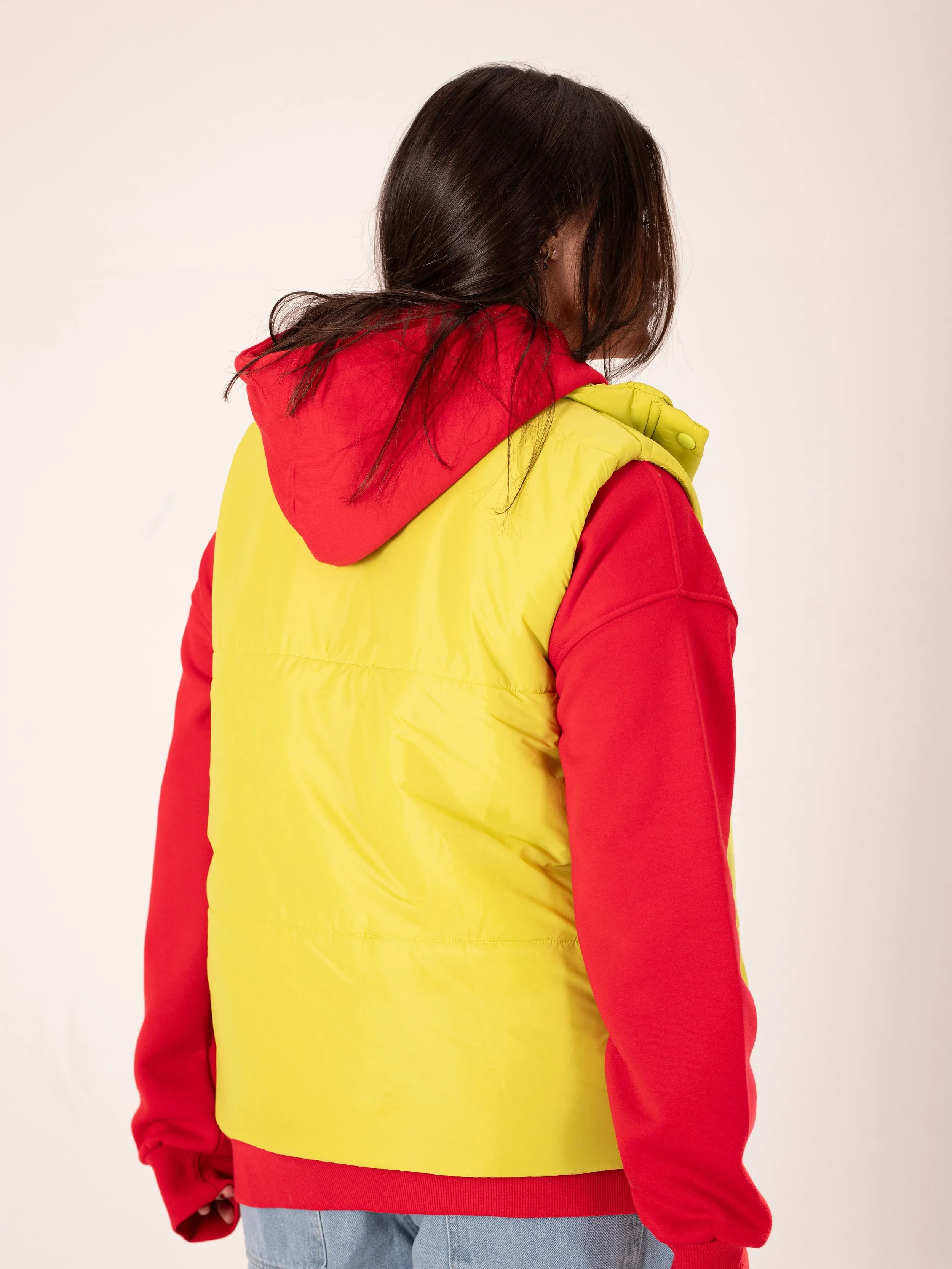 Lime Puffer Vest