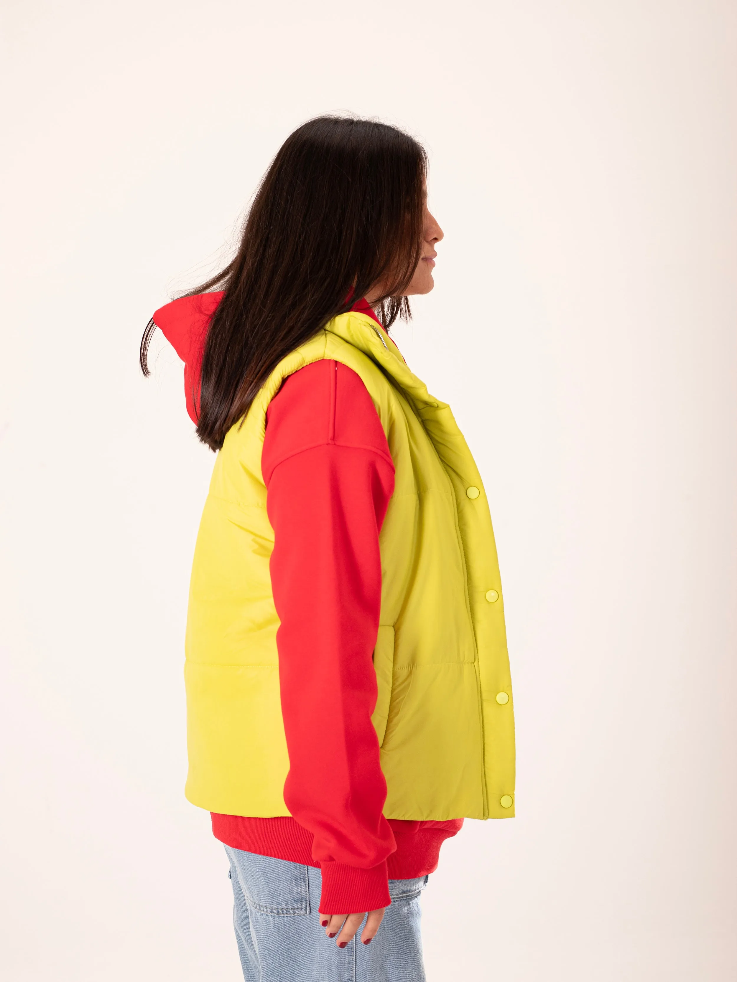 Lime Puffer Vest