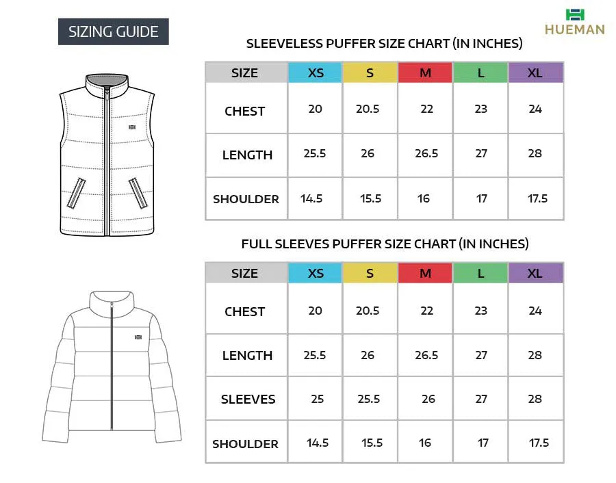 Men Black Quilted Short Body Slim-Fit Gilet Puffer Jacket