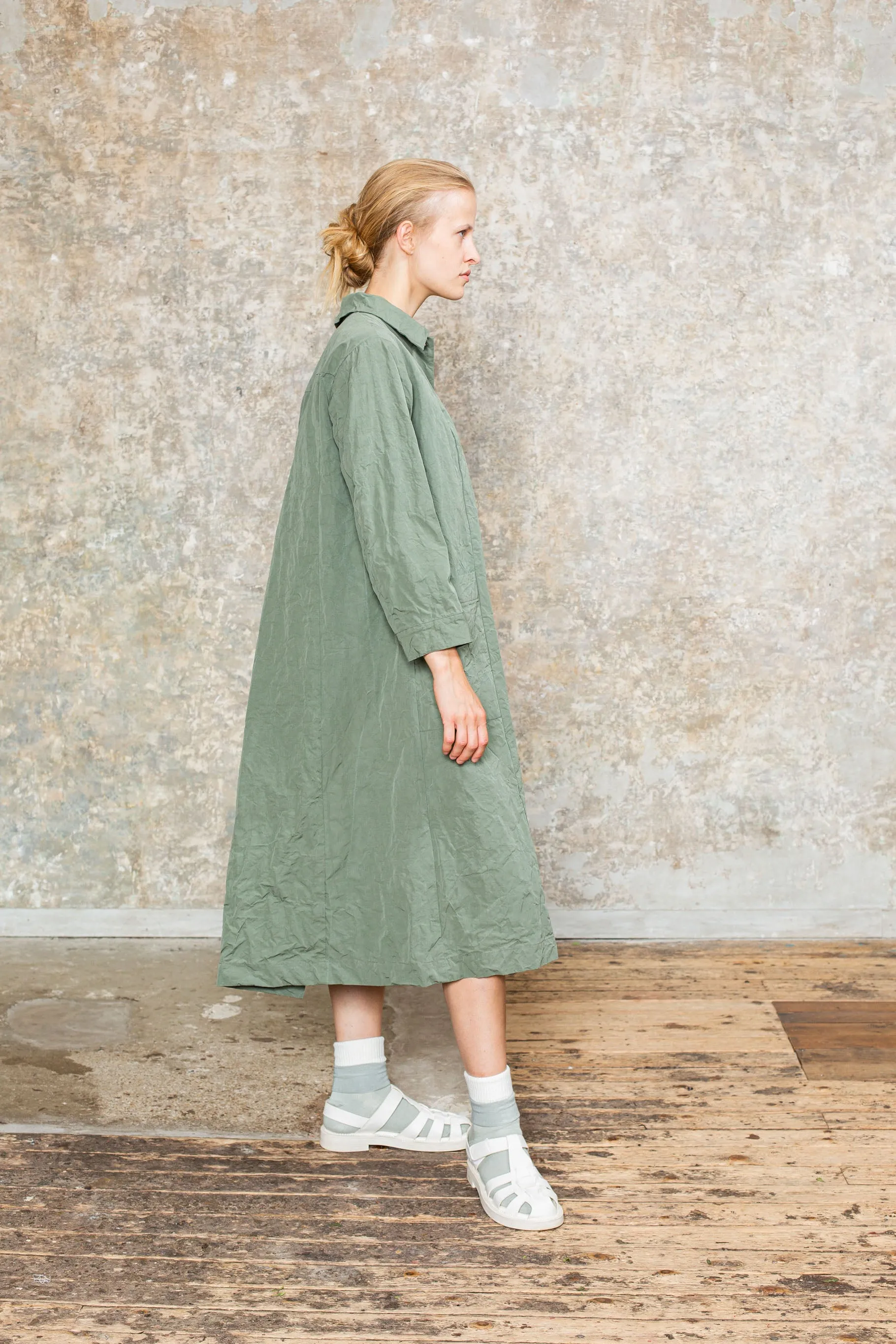 MOPED DRESS - TOUGH COT - LICHEN