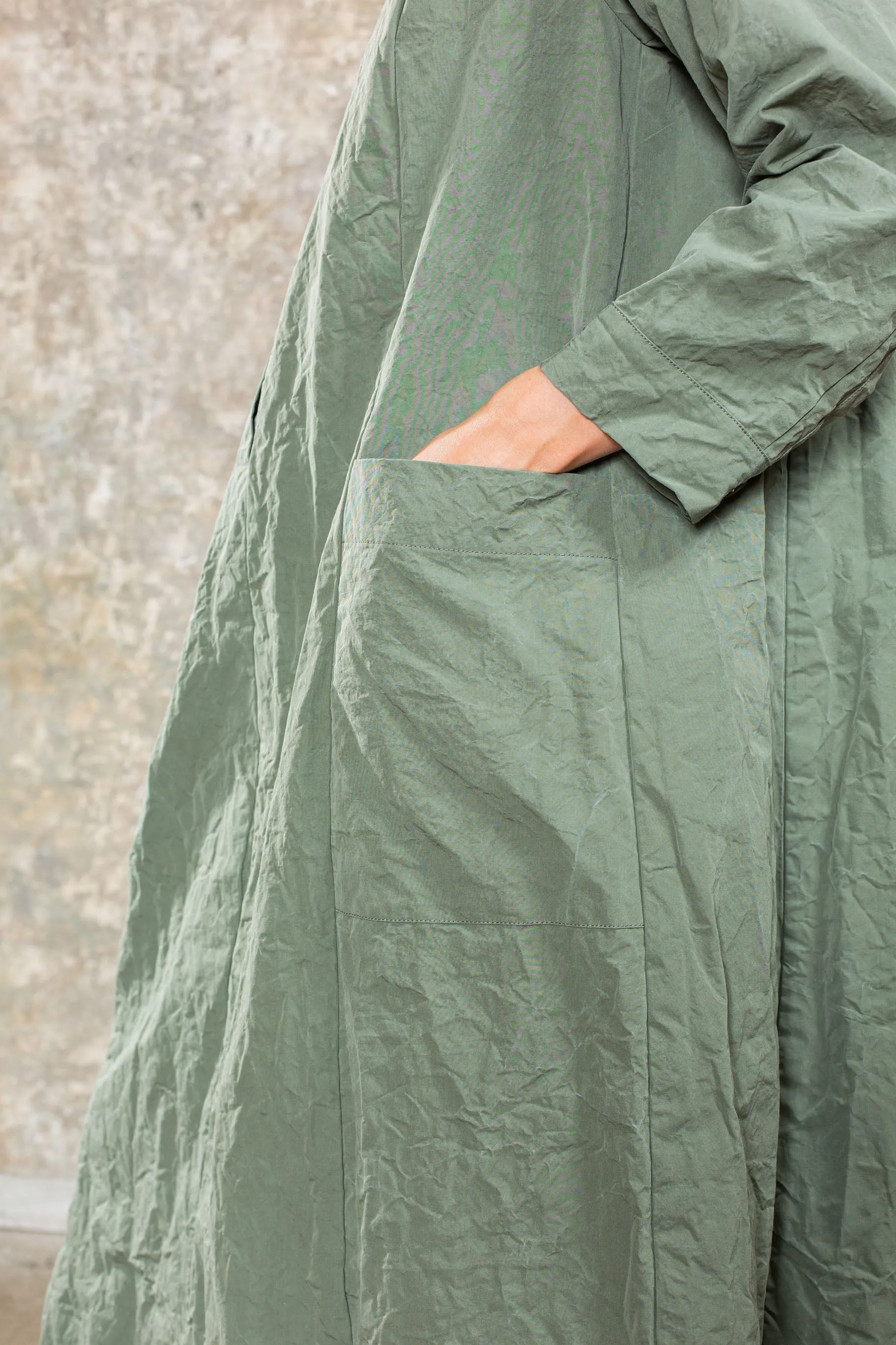 MOPED DRESS - TOUGH COT - LICHEN