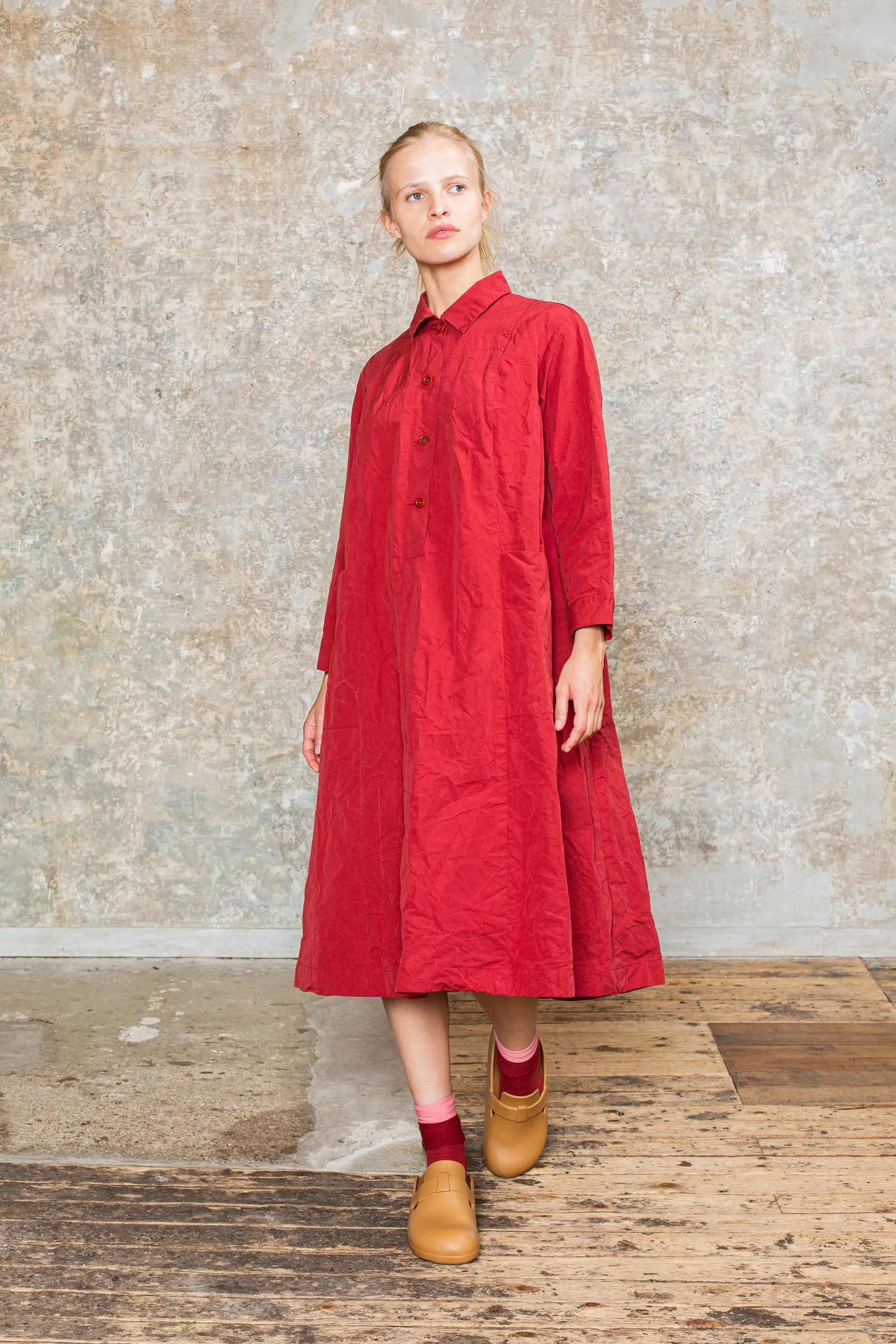 MOPED DRESS - TOUGH COT - RUST