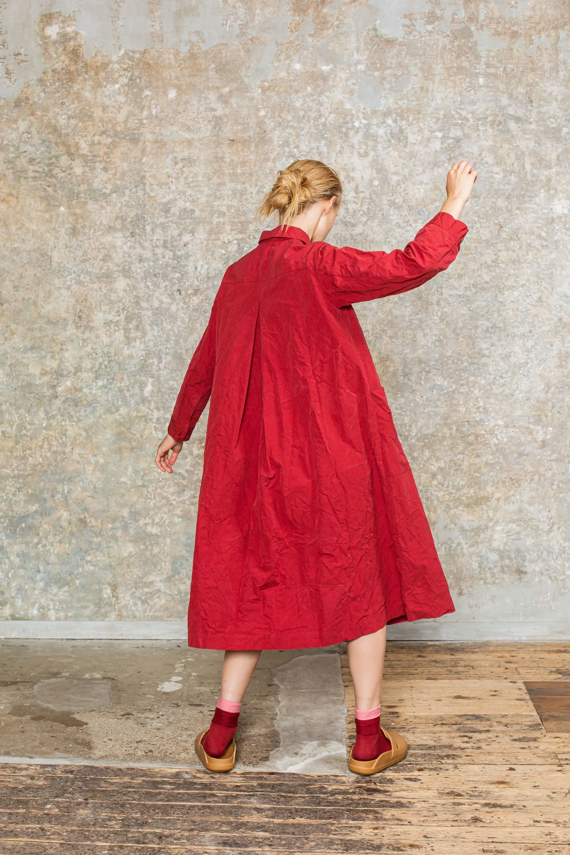 MOPED DRESS - TOUGH COT - RUST