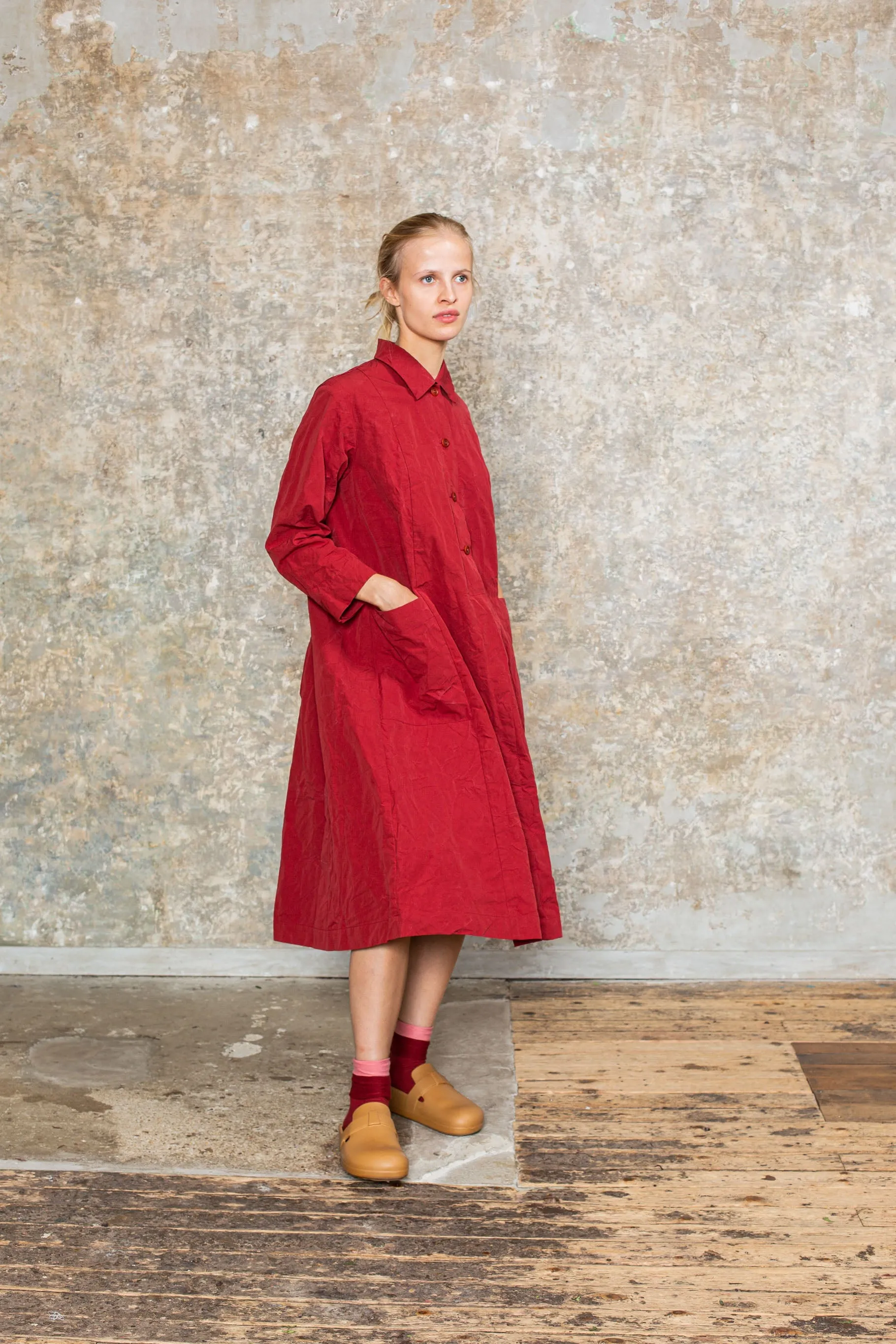 MOPED DRESS - TOUGH COT - RUST