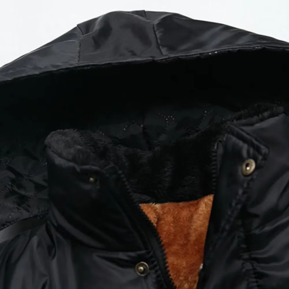 Norgard - Puffer Jacket Heren met Capuchon en Fleece Voering, Warm, Winddicht & Geïsoleerd