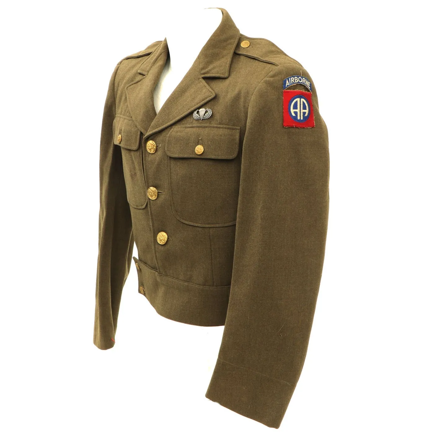 Original U.S. WWII 101st and 82nd Airborne Division Parachute Infantry Regiment Named Ike Jacket and Pants