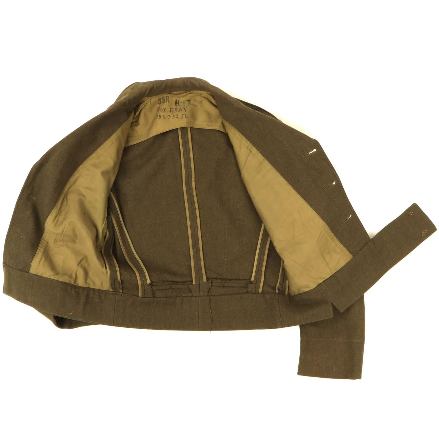 Original U.S. WWII 101st and 82nd Airborne Division Parachute Infantry Regiment Named Ike Jacket and Pants