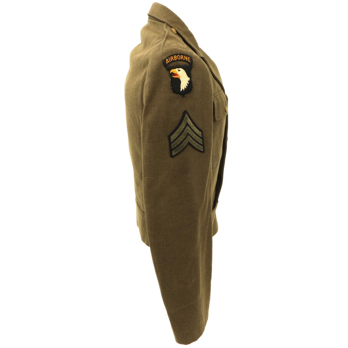 Original U.S. WWII 101st and 82nd Airborne Division Parachute Infantry Regiment Named Ike Jacket and Pants
