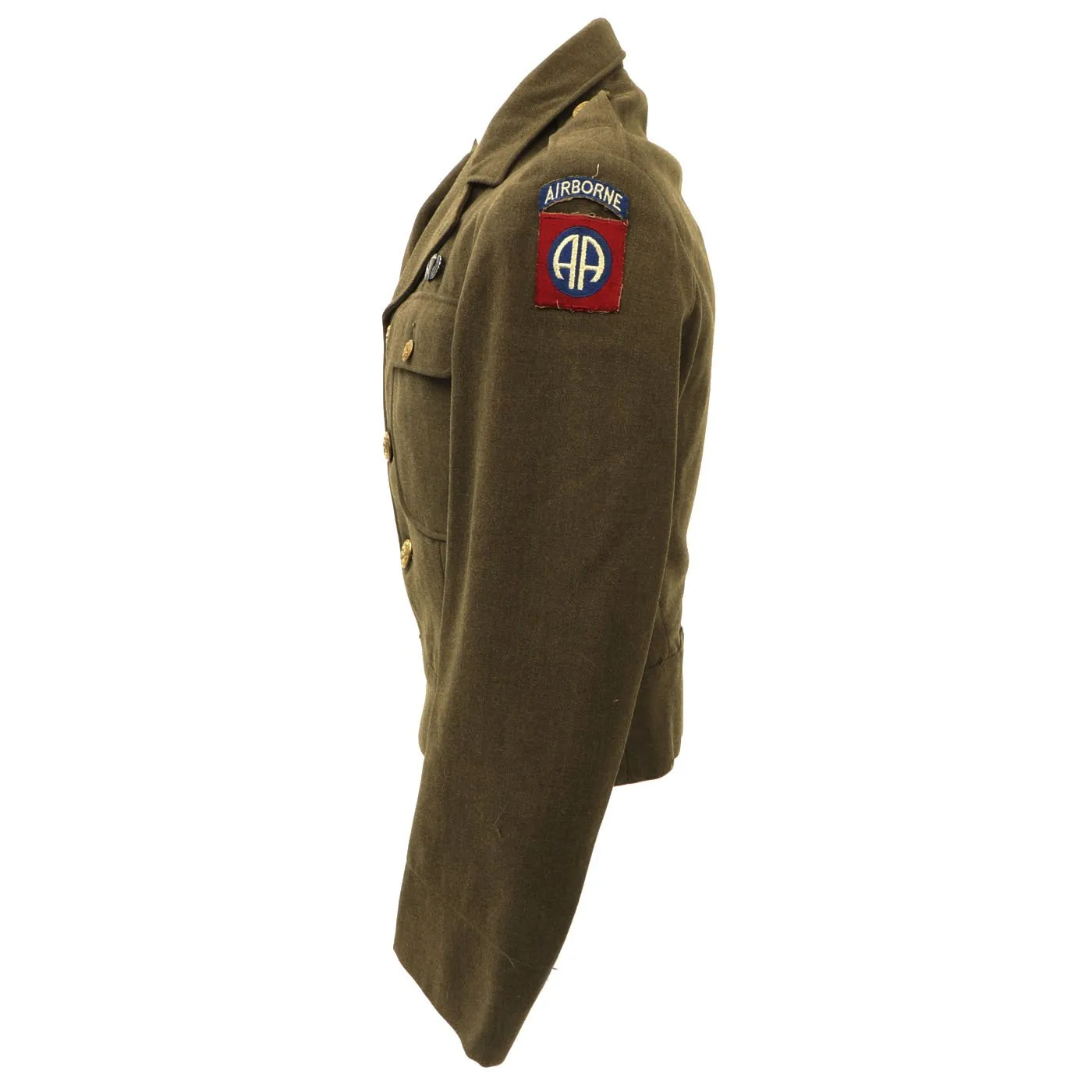 Original U.S. WWII 101st and 82nd Airborne Division Parachute Infantry Regiment Named Ike Jacket and Pants