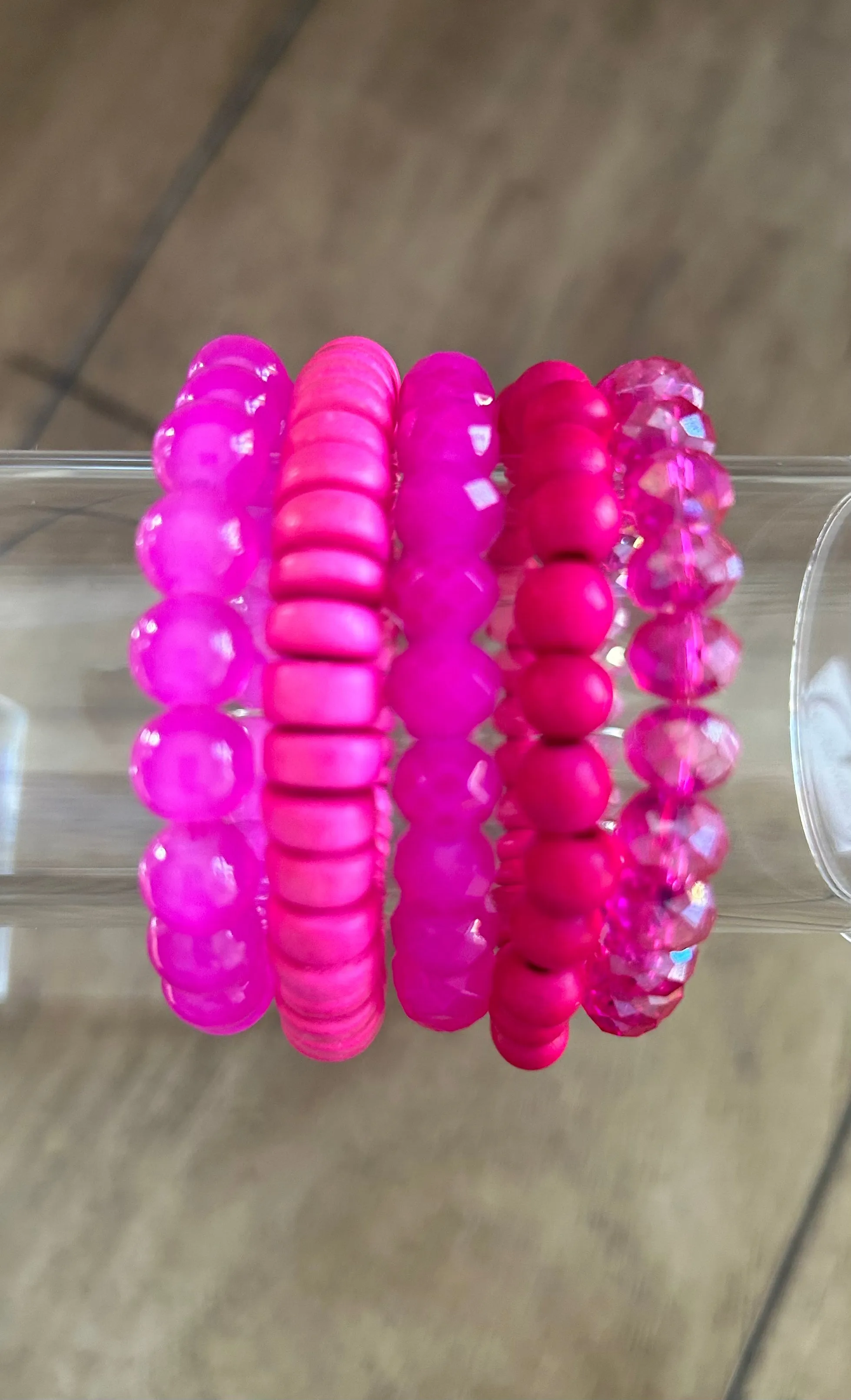 Pink Overload Bracelet Stack