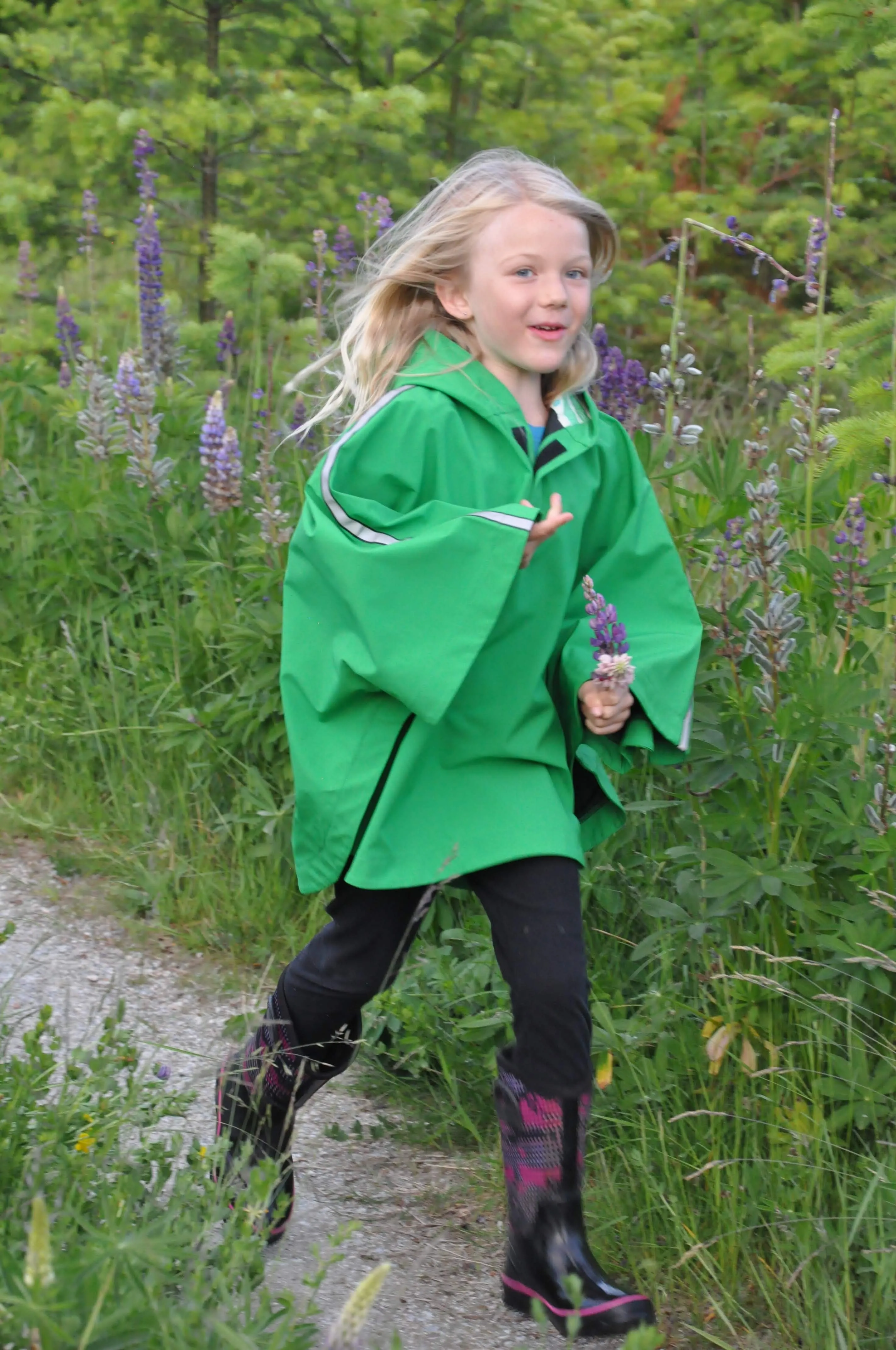 Rain Poncho - Apple Green