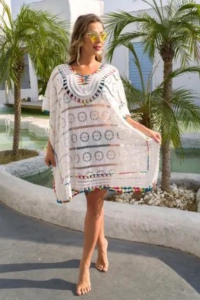 Renboga Open Knit Cover-Up