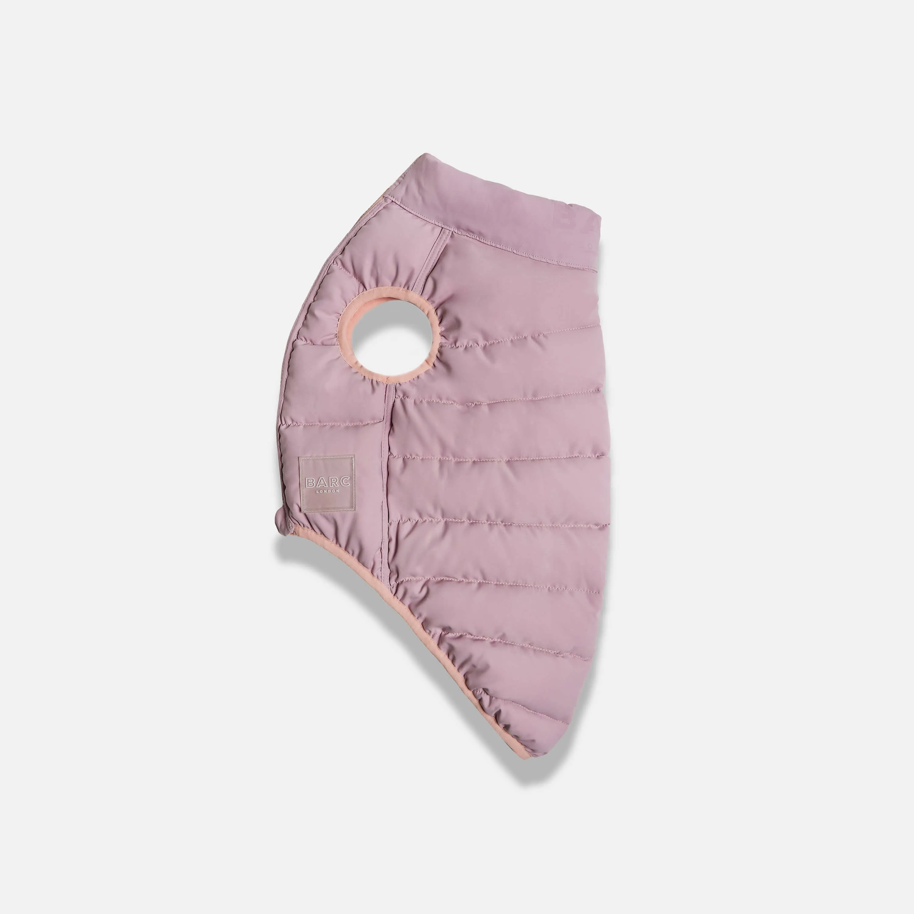 Reversible Dog Puffer Jacket: Pink & Lilac