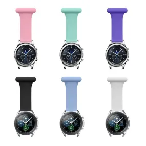 Silicone Nurses Pin Fobs compatible with the Tissot 22mm Range