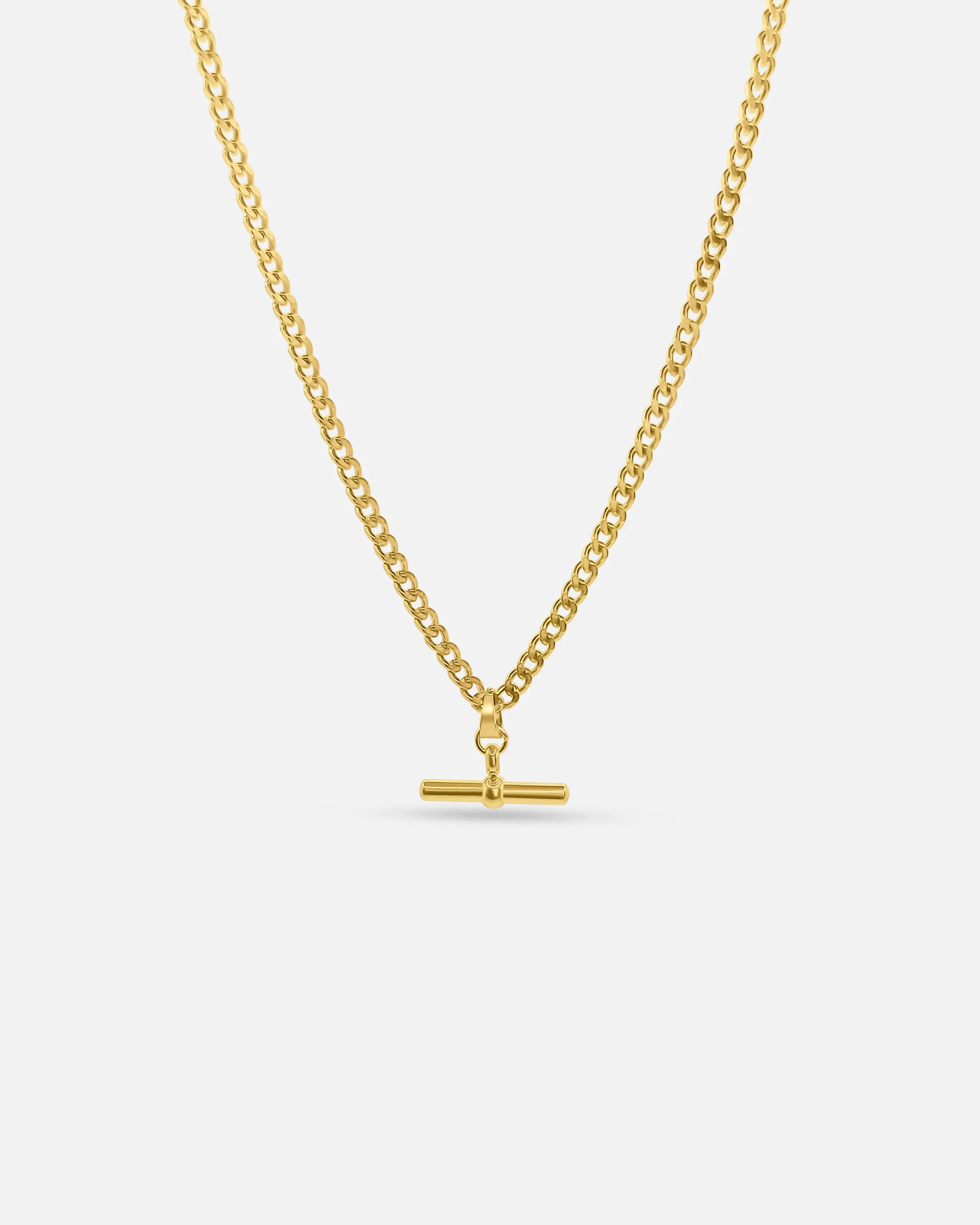 T-BAR NECKLACE GOLD