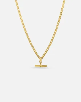 T-BAR NECKLACE GOLD