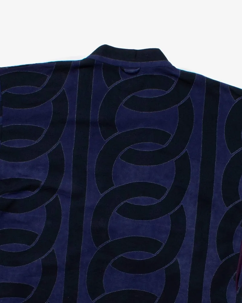 Wa-Modern Haori Robe, Indigo, Watsunagi